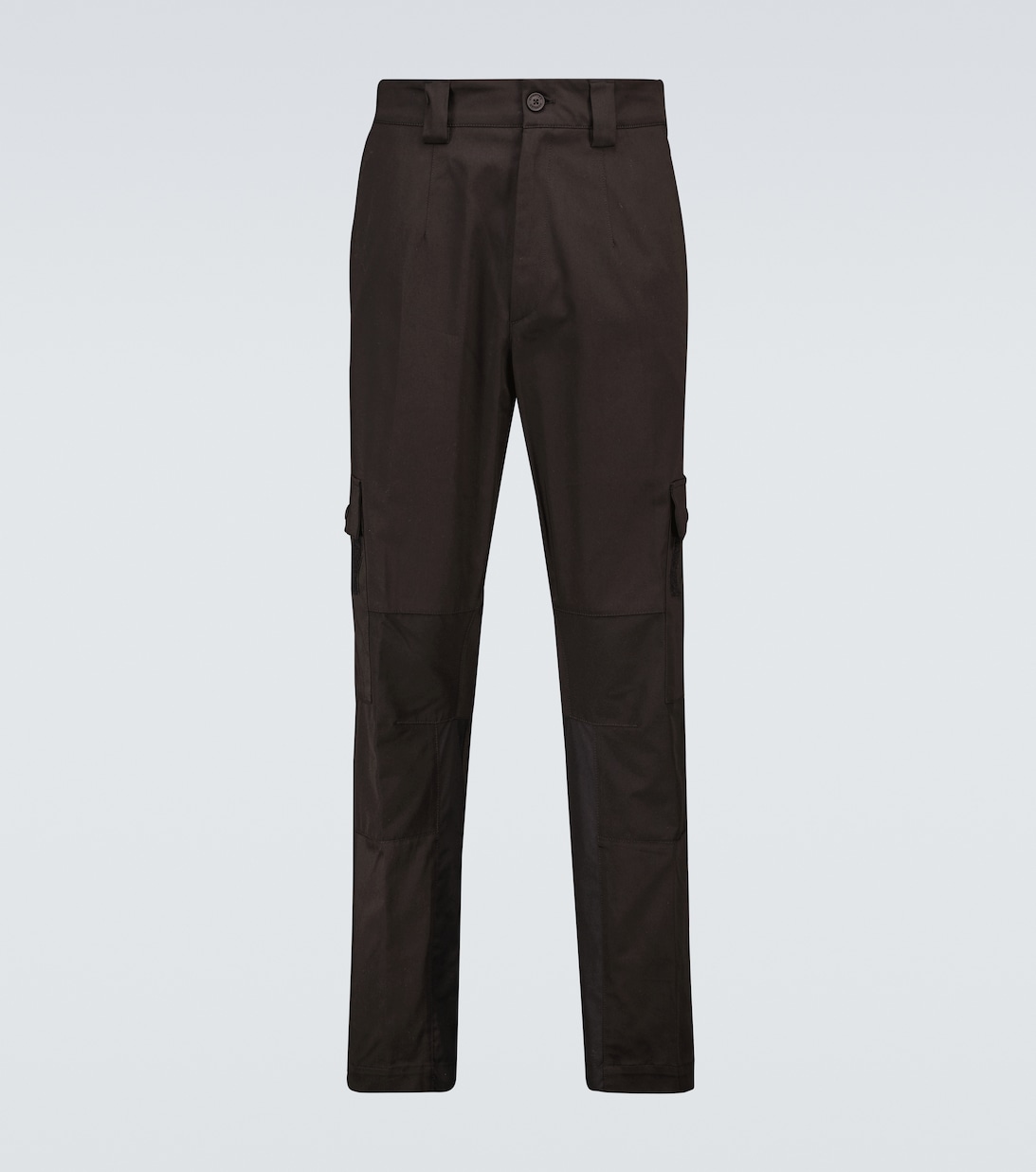 Брюки карго из хлопкового джерси Moncler, черный спортивные брюки из хлопкового джерси со светоотражающим зигзагом moncler черный