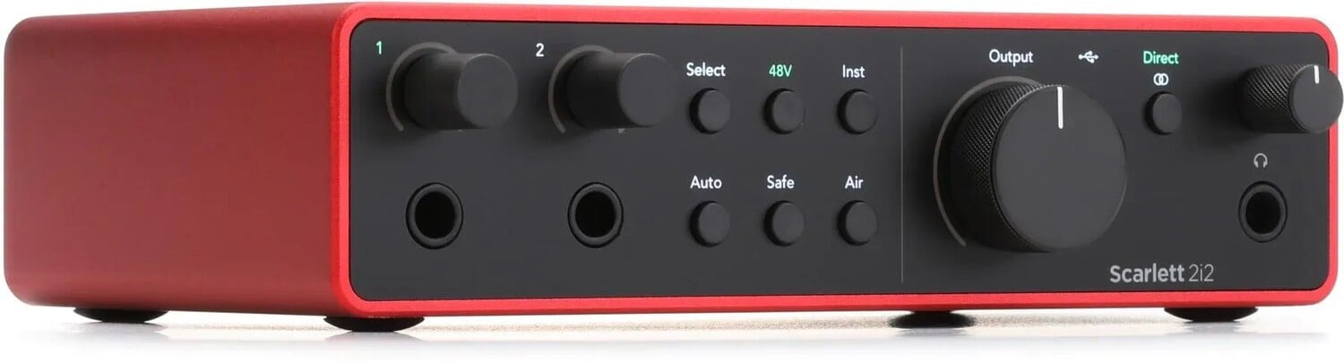 

Новый USB-аудиоинтерфейс Focusrite Scarlett 2i2 4-го поколения