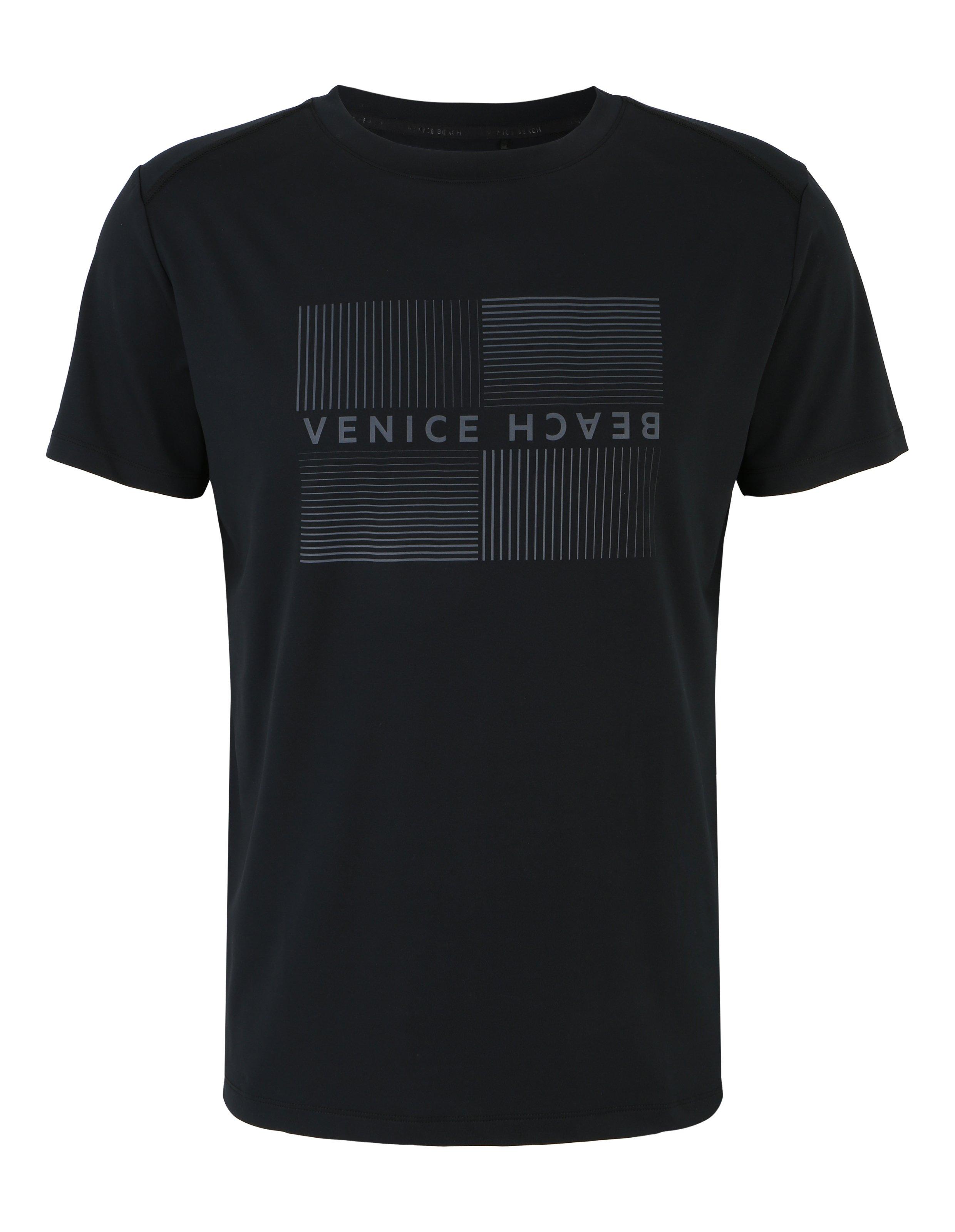 Спортивная рубашка для спортзала или отдыха Venice Beach, черный