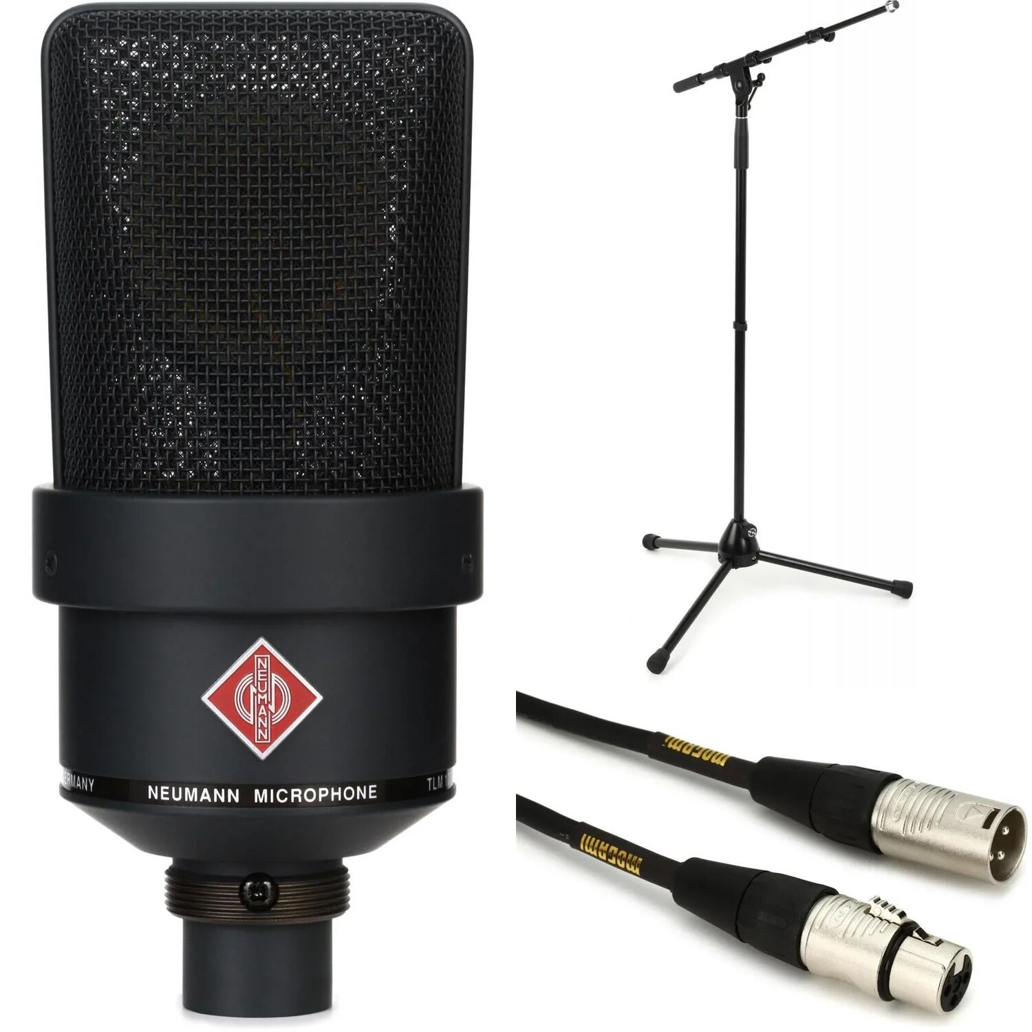 

Neumann TLM 103 Anniversary Edition Комплект конденсаторных микрофонов с большой диафрагмой, подставкой и кабелем — матовый черный