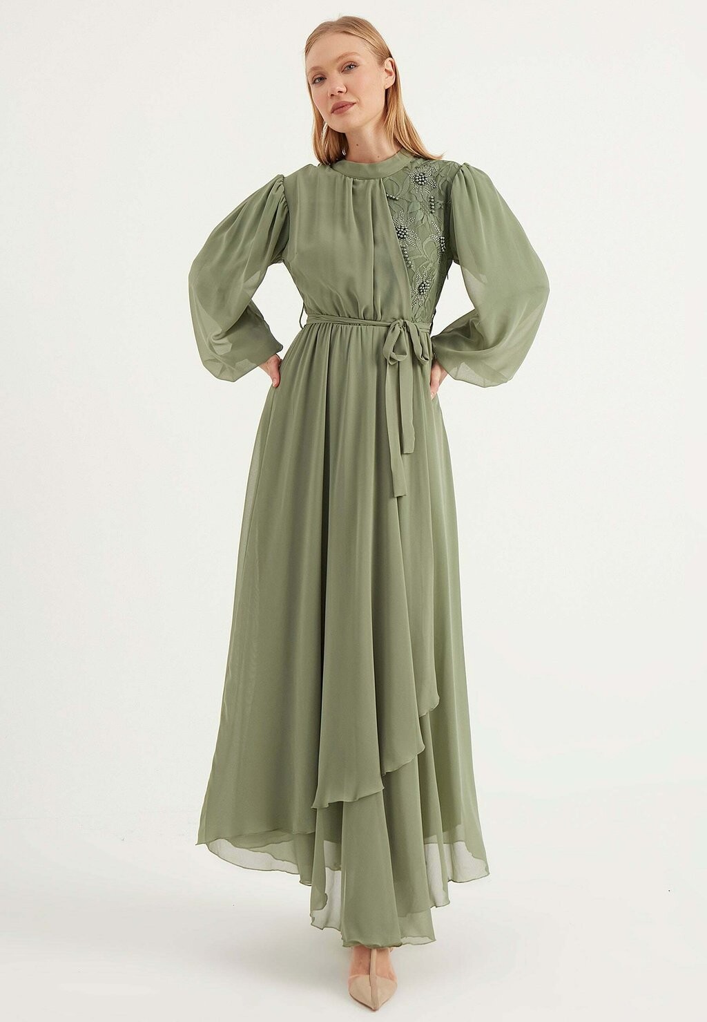 

Вечернее платье With Ornament Detail Herita, зеленый