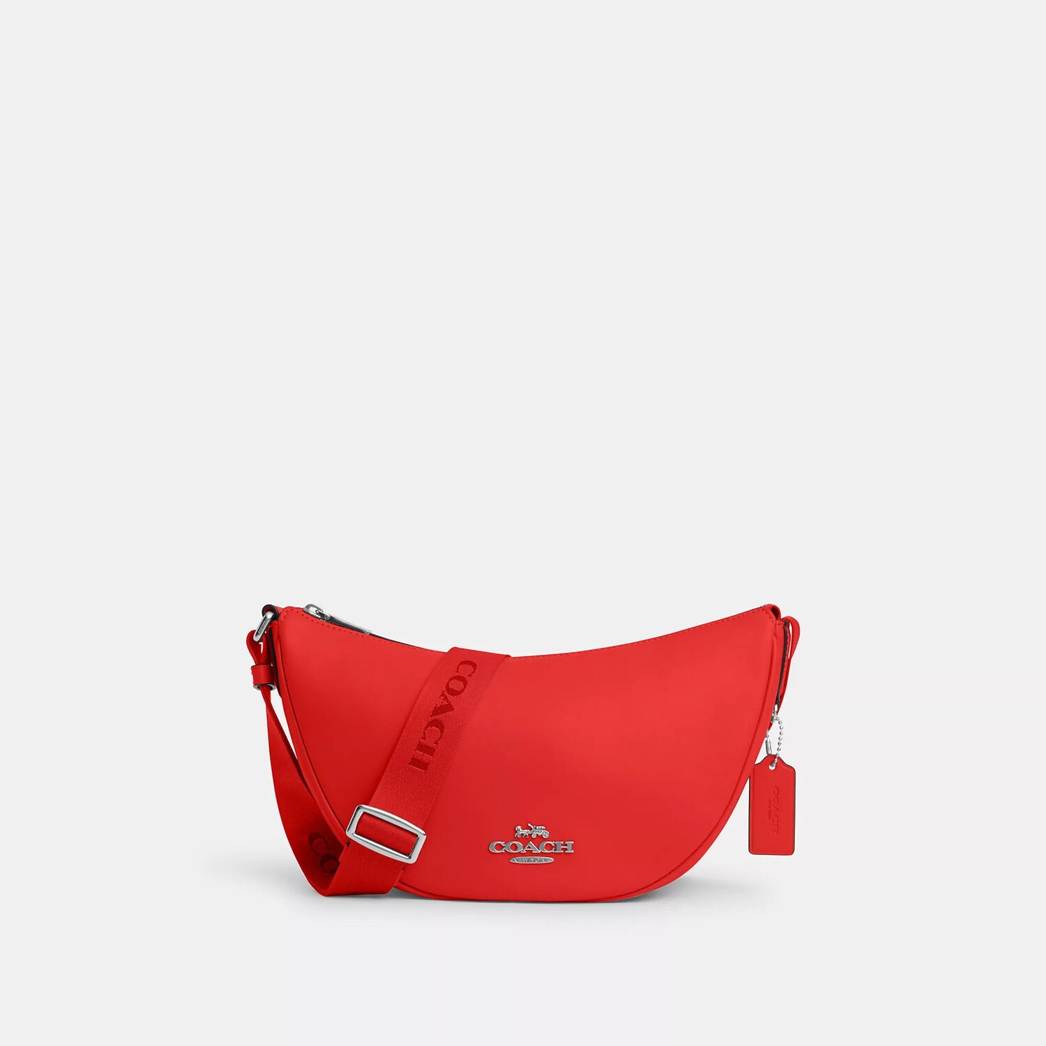 

Сумка через плечо Coach Outlet Pace, цвет Silver/Miami Red