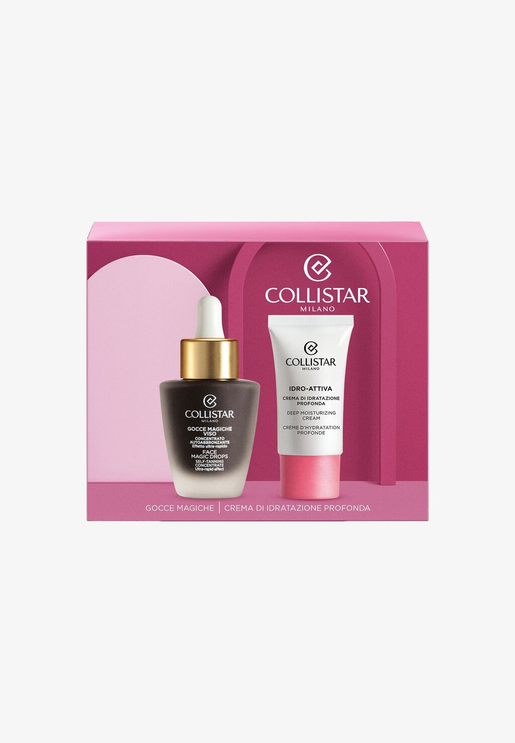

Набор для ухода за кожей Exclusive Set Gocce Magiche Self Tan + Idro-Attiva Moisturizing Cream Collistar
