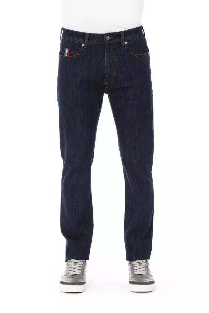 

Мужские джинсы Baldinini Trend Chic Tricolor со вставками, синий