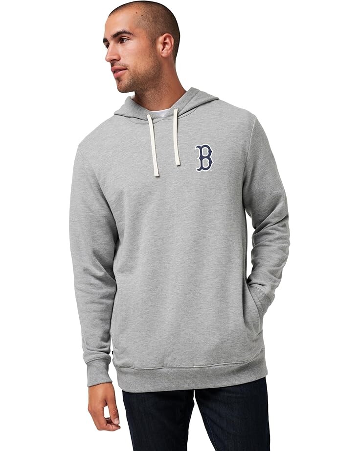 

Худи TravisMathew Boston Red Sox Cloud Hoodie, цвет Heather Grey