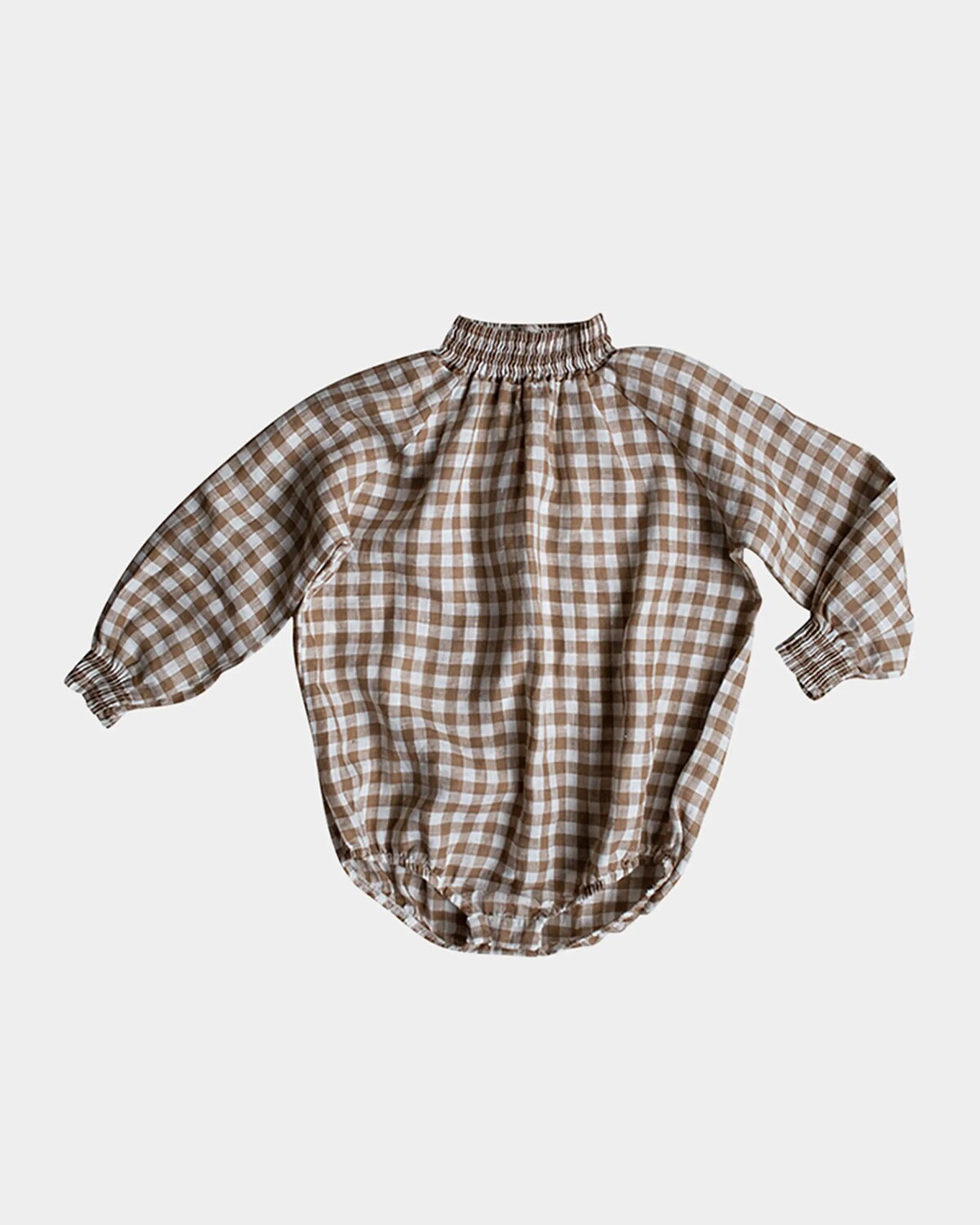 

Детское боди The Gingham, размер 3M-7 The Simple Folk, цвет Bronze Gingham