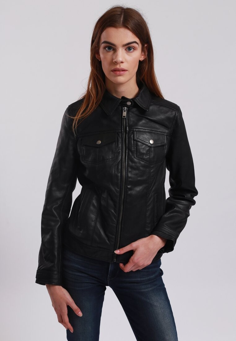 

Кожаная куртка Lee Cooper, черный