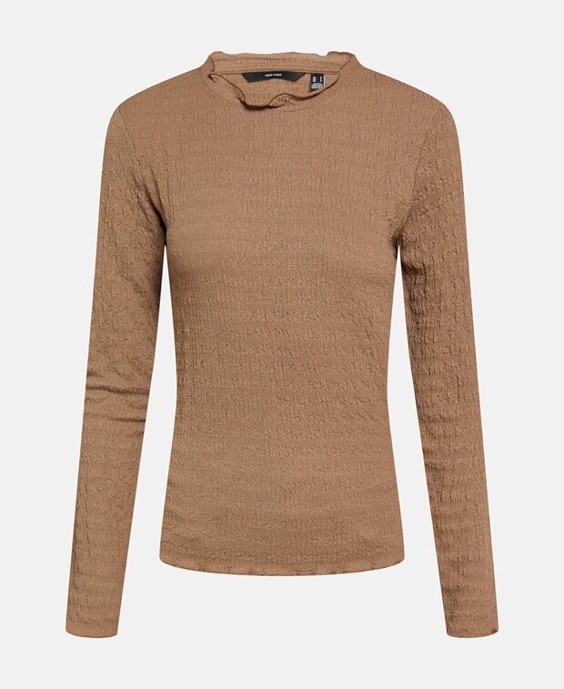 

Топ с длинными рукавами Vero Moda, коричневый