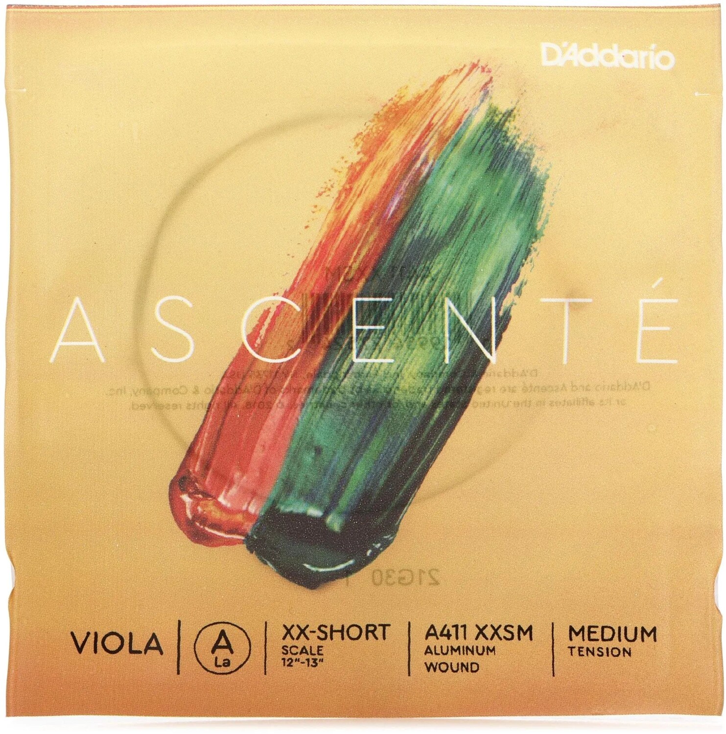 

D'Addario A411 XXSM Ascente Viola A Струна – очень короткая, среднего натяжения