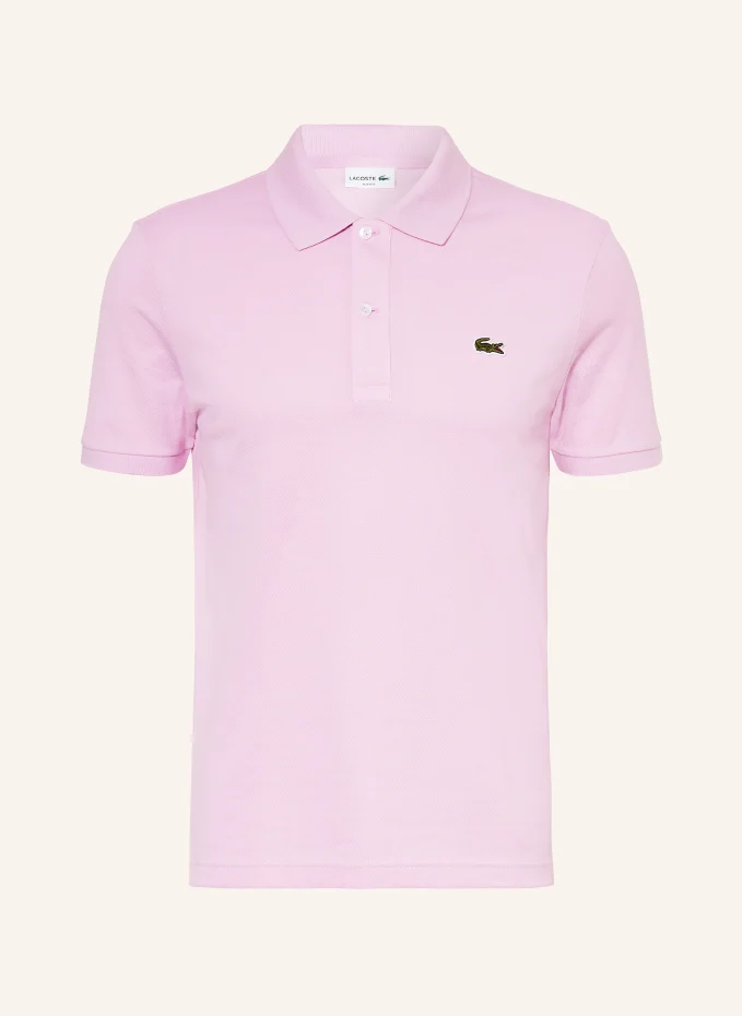 

Рубашка-поло узкого кроя из пике Lacoste, розовый