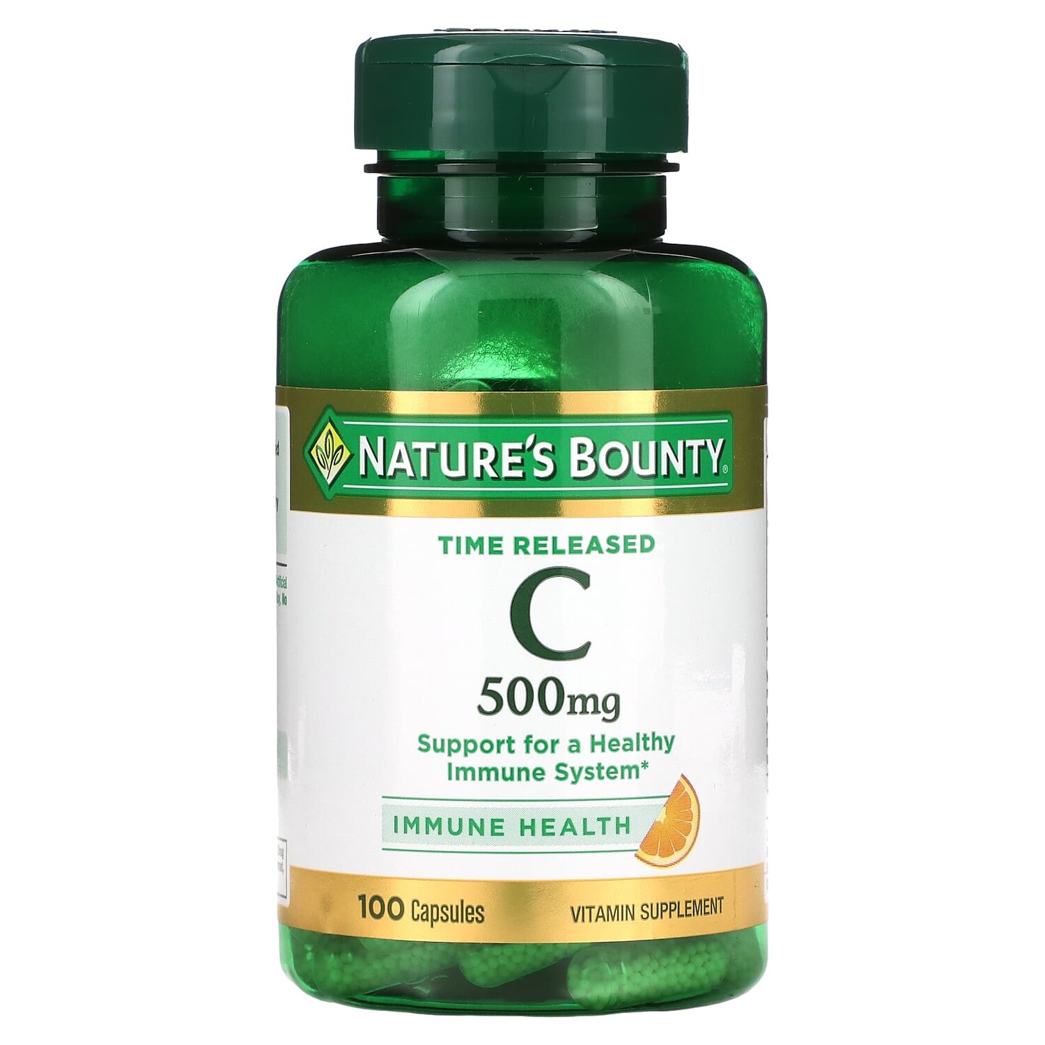

Витамин C с замедленным высвобождением, 500 мг, 100 капсул, Nature's Bounty