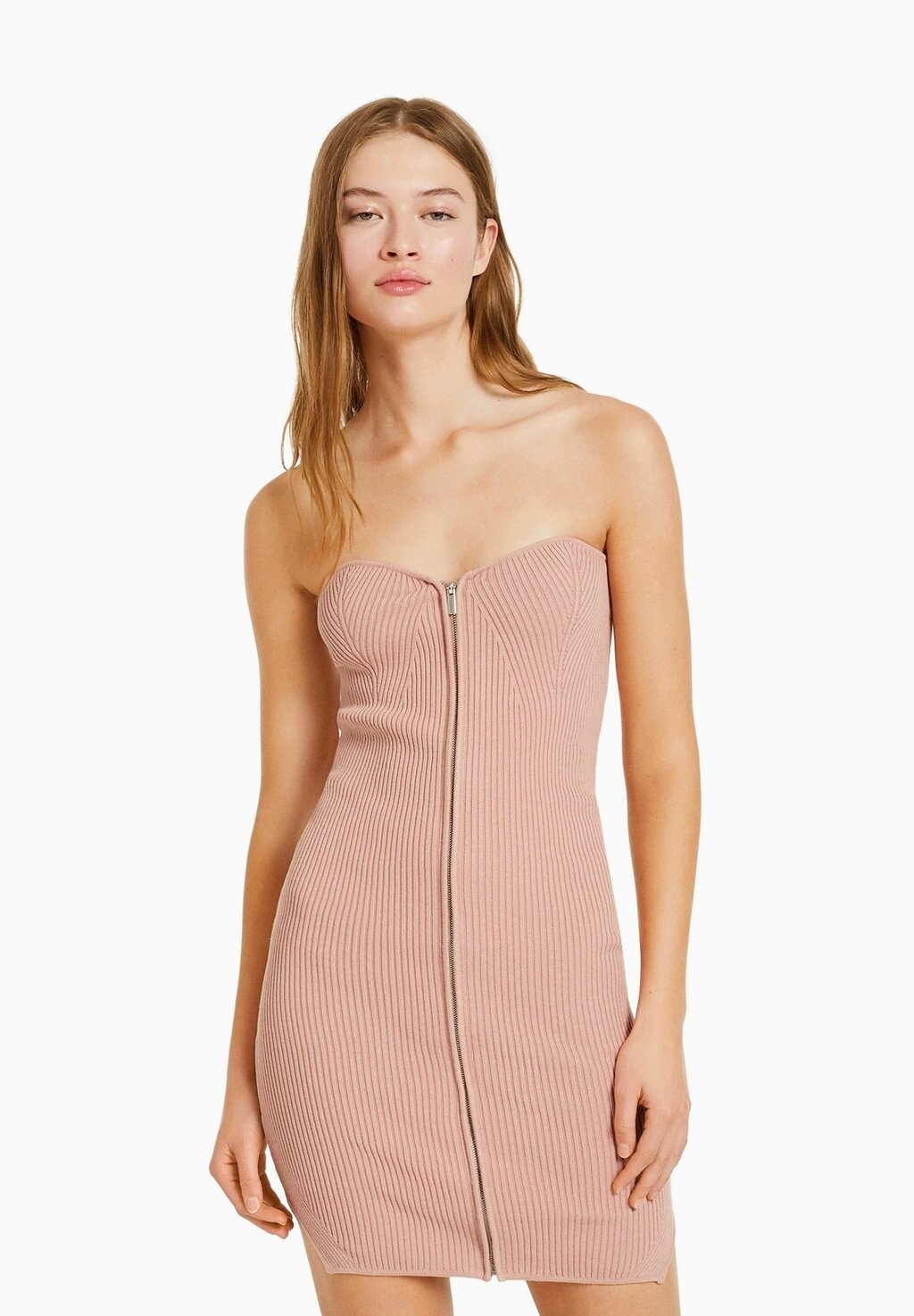 

Вязаное платье Bershka