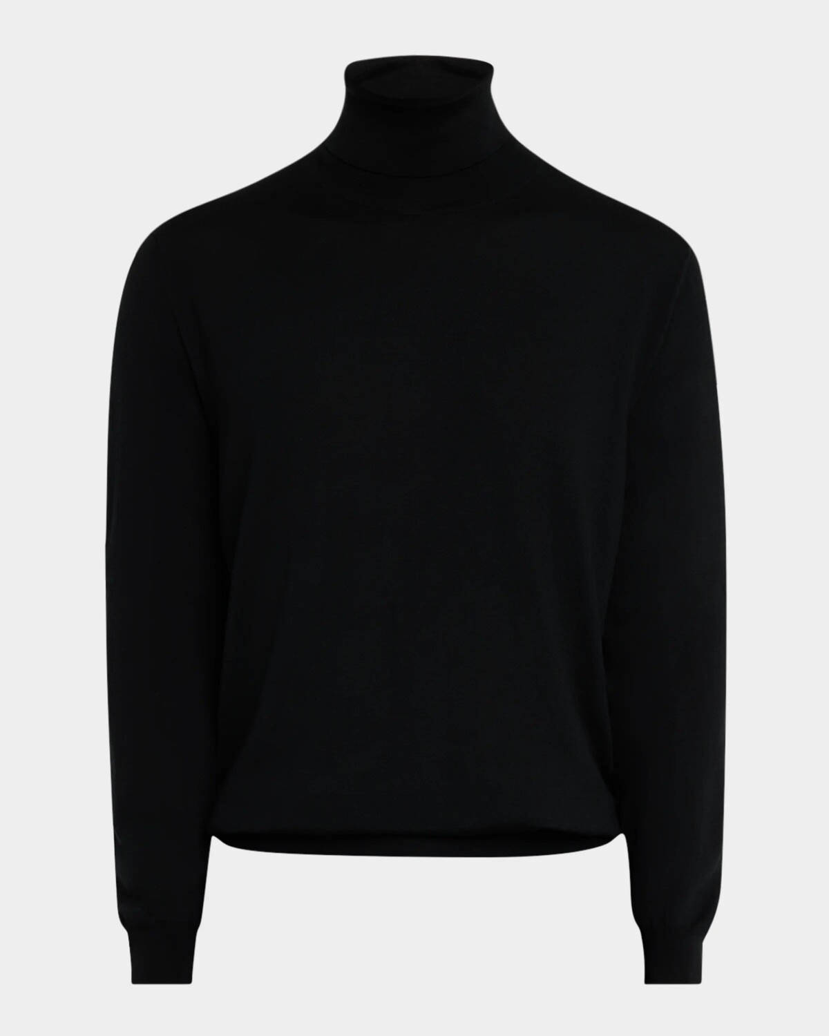 

Мужской шерстяной свитер с высоким воротником Kiton, цвет Blk
