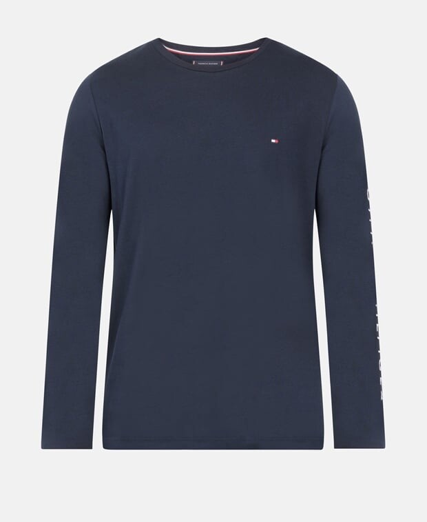 

Топ с длинными рукавами Tommy Hilfiger, темно-синий