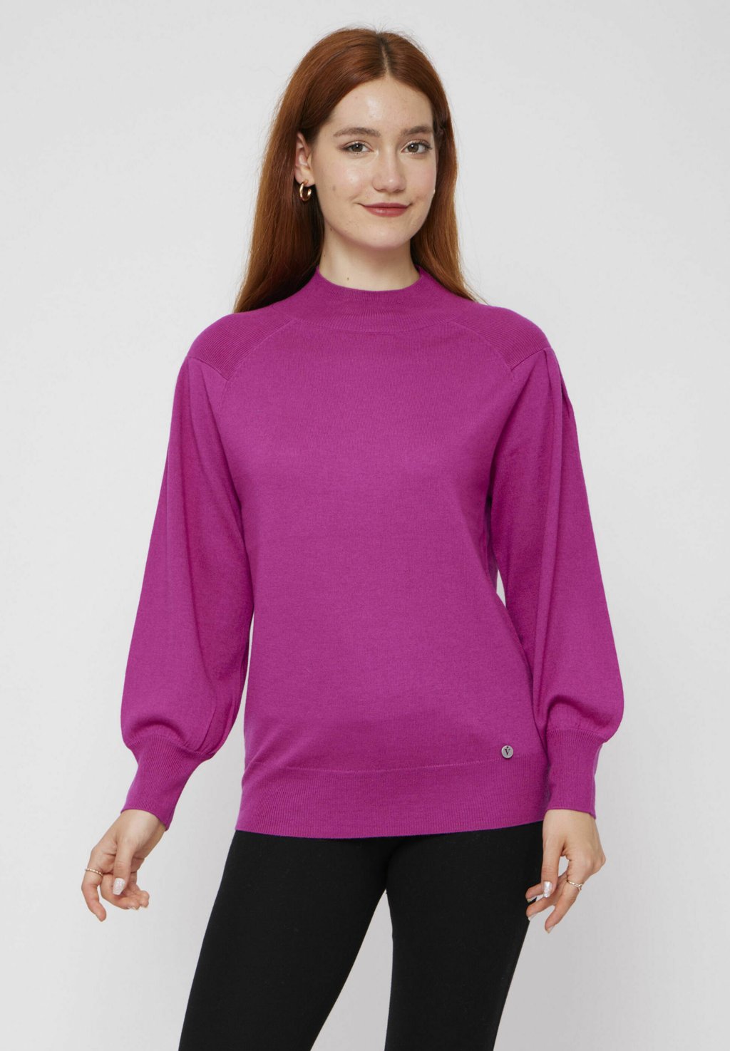 цена Вязаный свитер STEHKRAGEN VICCI Germany, цвет lila