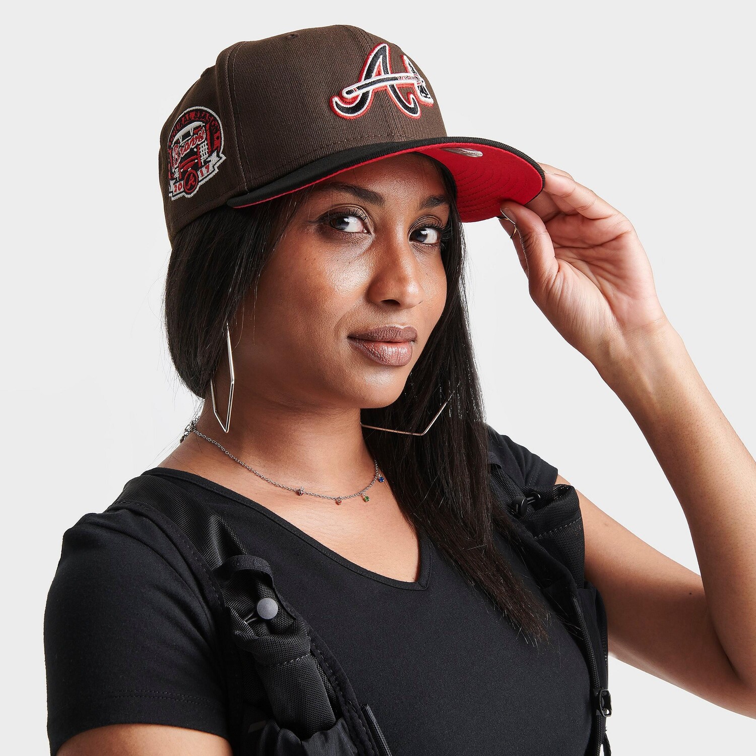 

Кепка New Era Atlanta Braves MLB 9FIFTY Snapback, коричневый