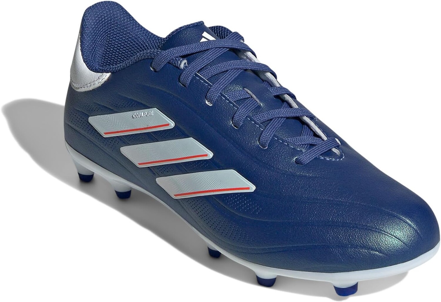 

Бутсы Soccer Copa Pure II.3 Firm Ground adidas, цвет Lucid Blue/White/Solar Red