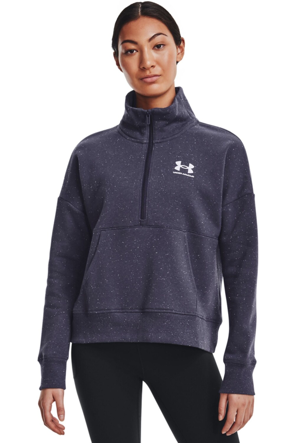 

Флисовая толстовка Rival на короткой молнии Under Armour, серый