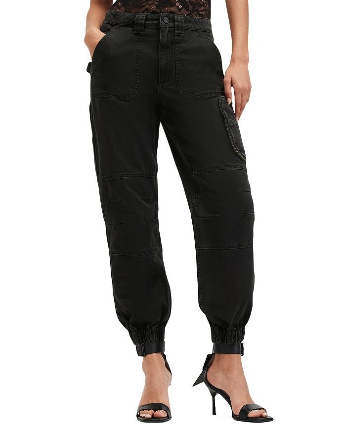 

Брюки-джоггеры ALLSAINTS Florence, черный