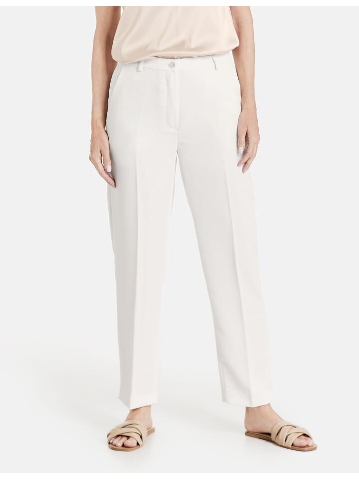 

Тканевые брюки Gerry Weber, цвет off/white