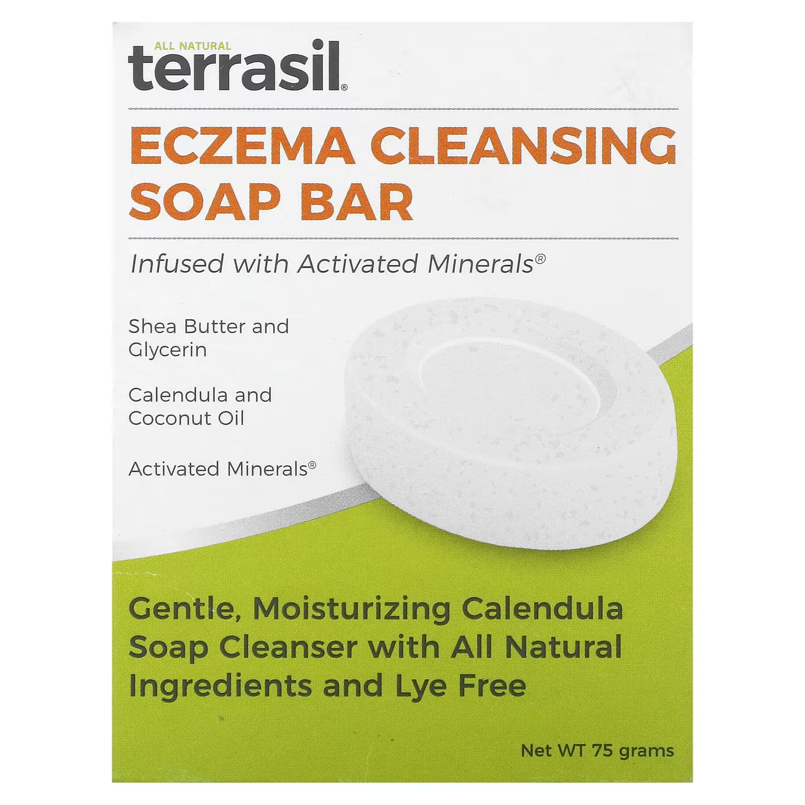 Мыло Terrasil Eczema, 75 г противогрибковое очищающее мыло 75 г terrasil