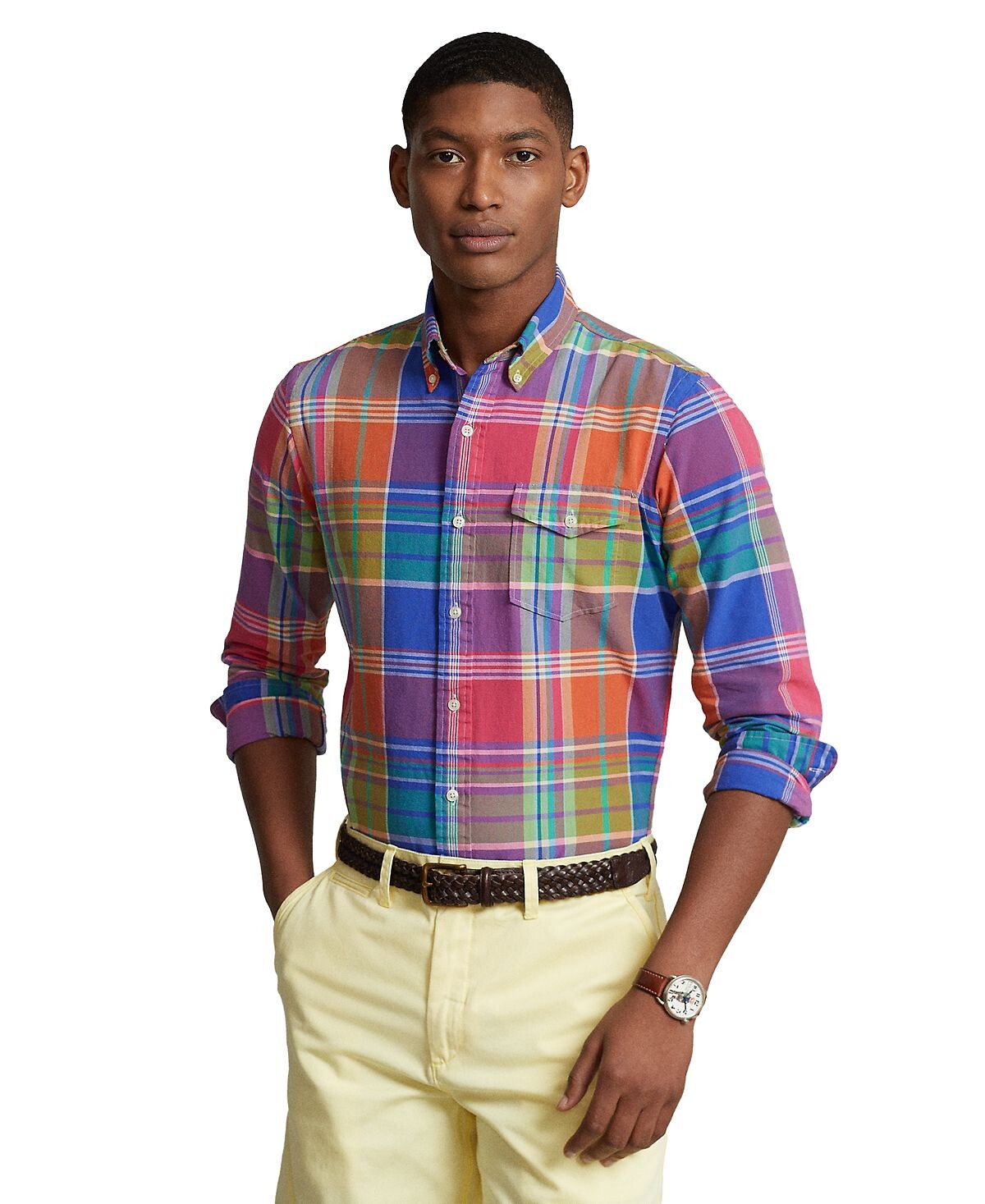 

Мужская оксфордская рубашка классического кроя Polo Ralph Lauren