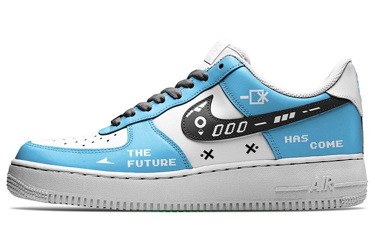 

Кроссовки для скейтбординга Air Force 1 женские низкие Carolina Blue Nike