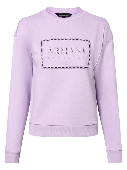 

Фуфайка Armani Exchange, сиреневый