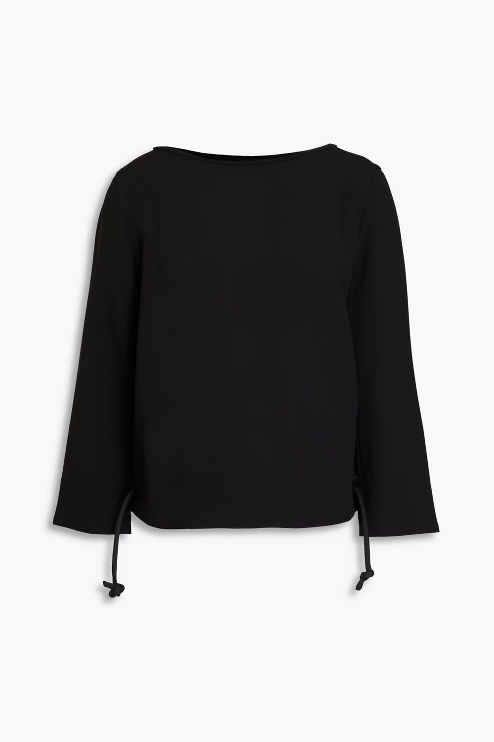 

Креповый топ Emporio Armani, черный