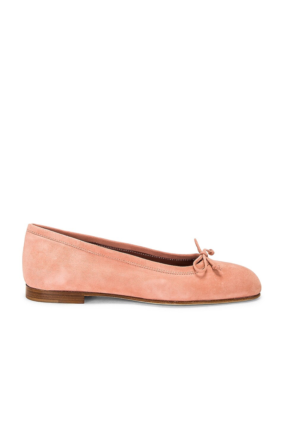 

Балетки Manolo Blahnik Veralli Suede Ballet Flat, нюд