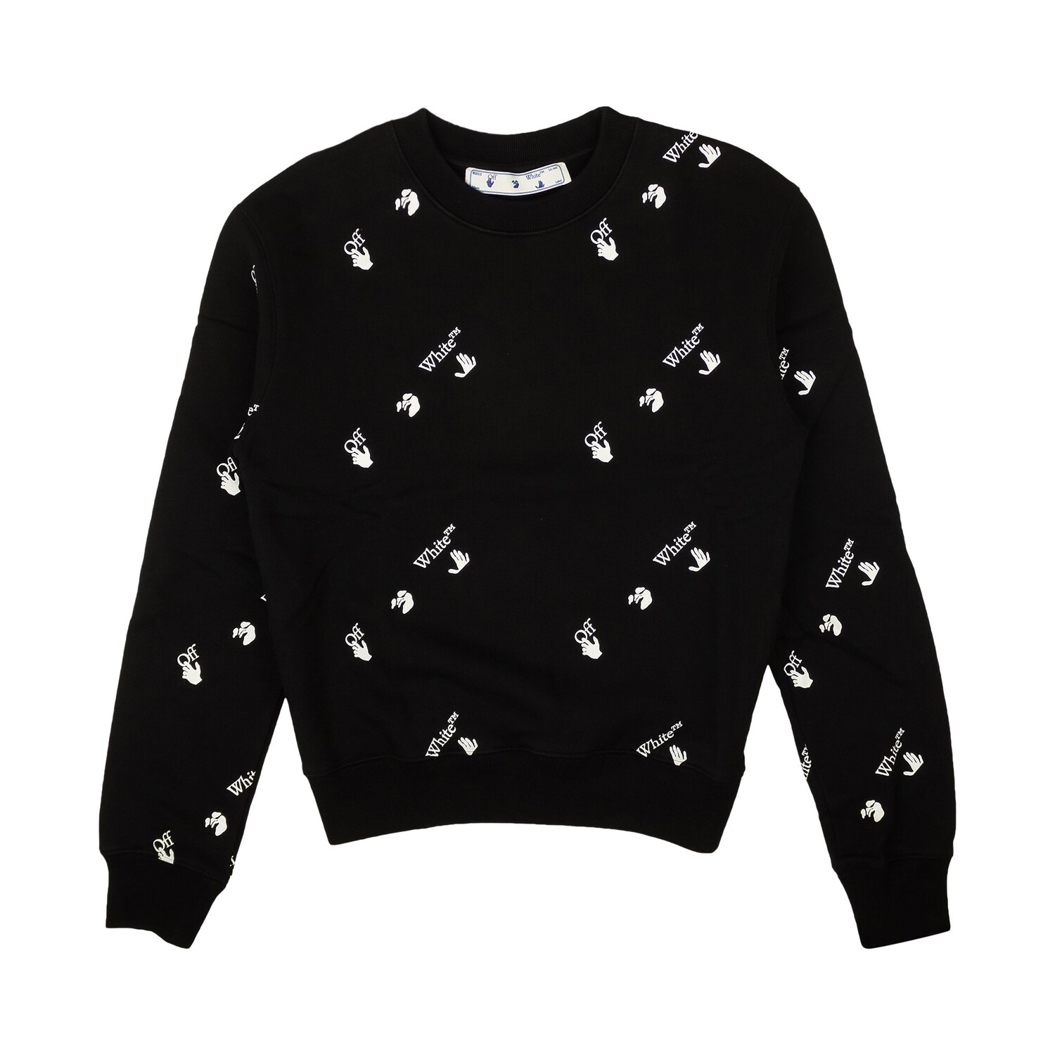 

Off-White Тонкий круглый вырез с круглым вырезом, черный