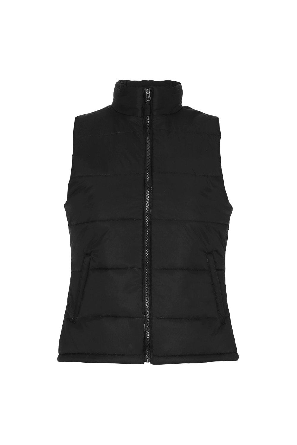 Утепленный боди/куртка-жилет 2786, черный