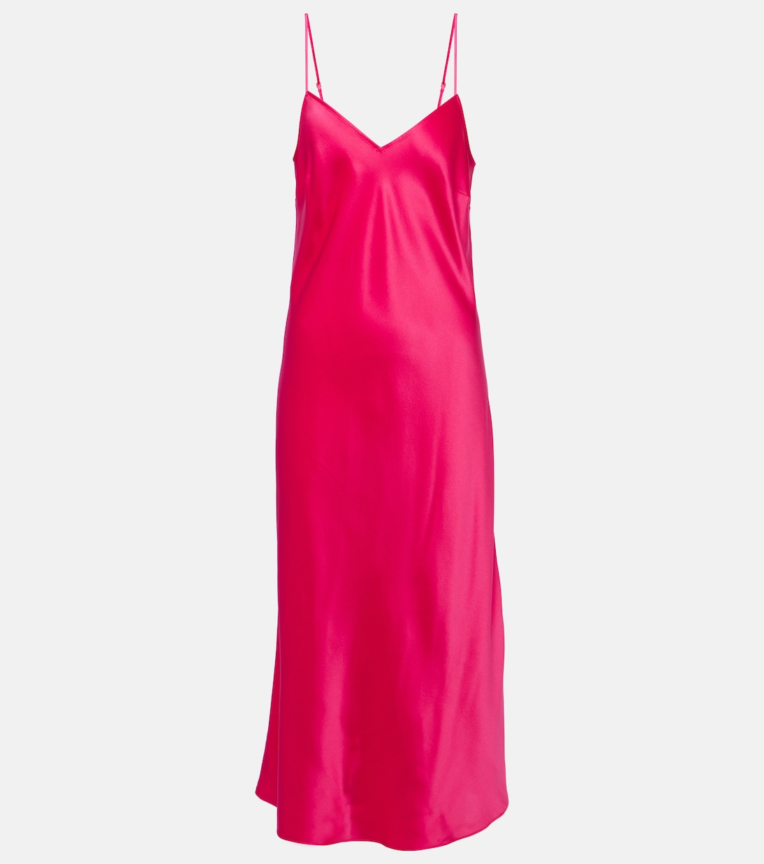 цена Платье-комбинация из шелкового атласа Eres, розовый