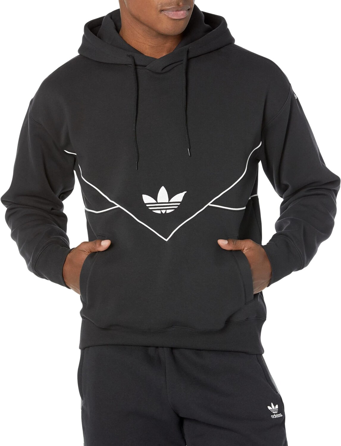 

Толстовка с капюшоном и пуловером «Колорадо» adidas, черный