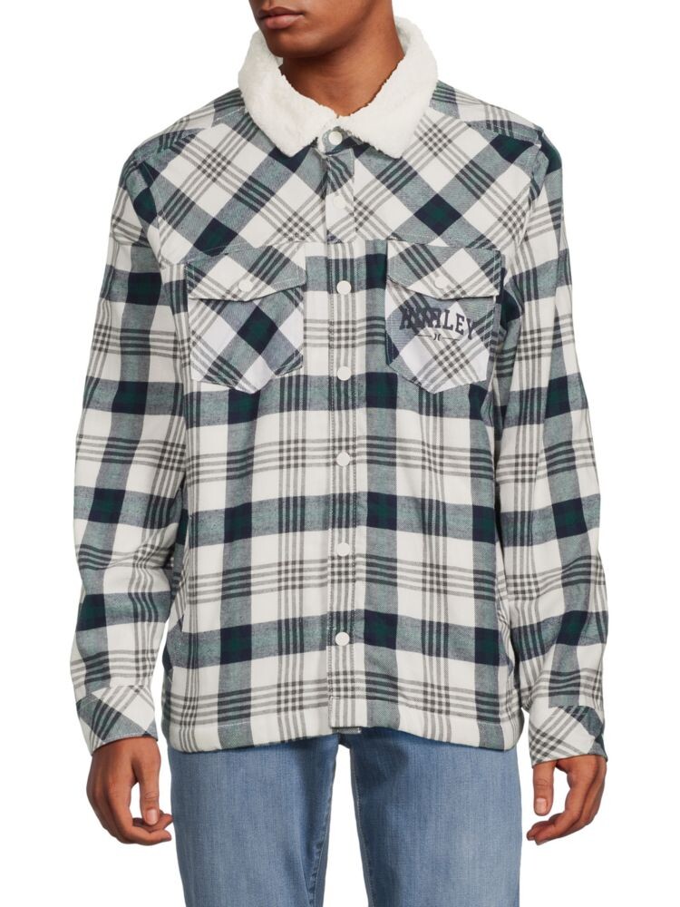 

Клетчатая куртка на подкладке из искусственной овчины Hurley, цвет Natural