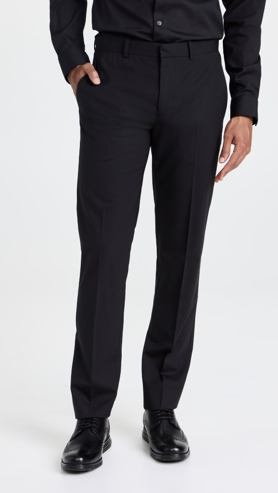 

Брюки Theory Mayer Stretch Wool, черный