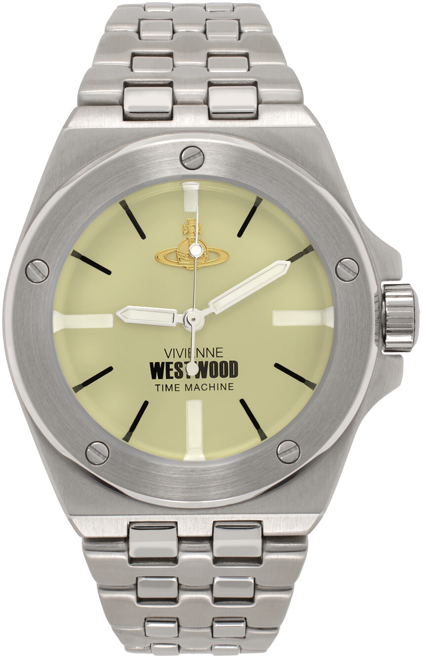 

Серебряные часы Лимута Vivienne Westwood, цвет Silver/Green