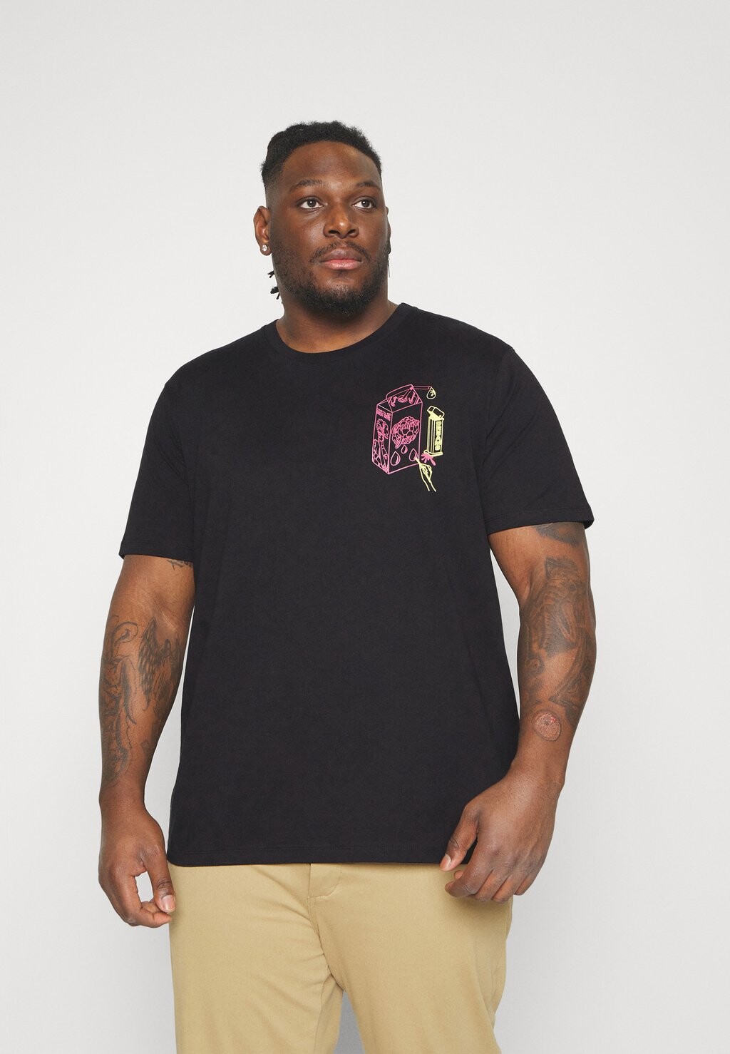 

Футболка с принтом Jack & Jones, черный