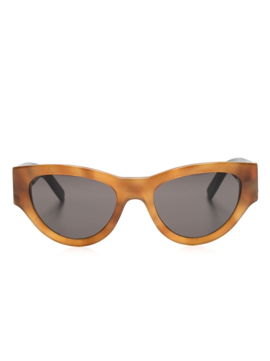 

Saint Laurent Eyewear солнцезащитные очки в оправе 'кошачий глаз', коричневый