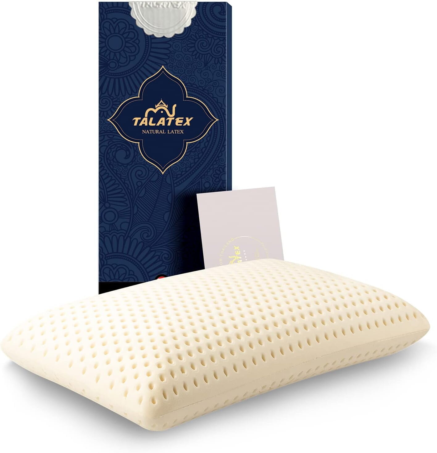 

Латексная подушка Talatex Talalay, кремовый