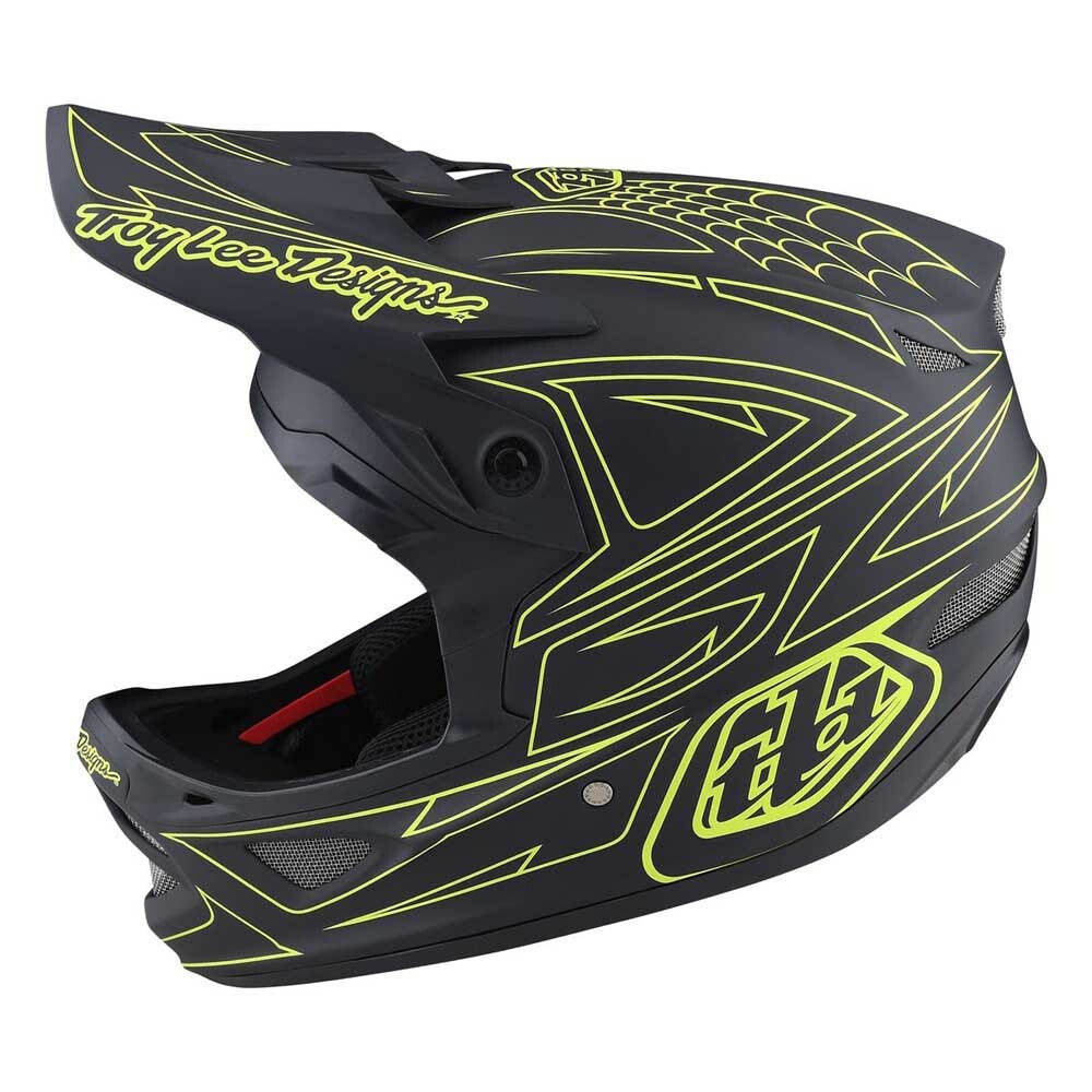 

Велосипедный шлем Troy Lee Designs D3 Fiberlite downhill, черный