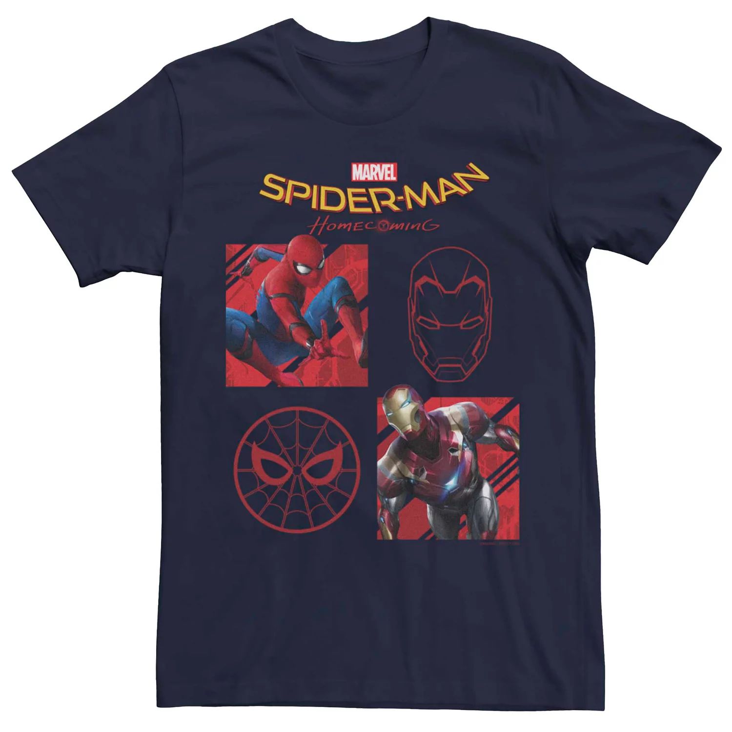 Мужская футболка с коротким рукавом и рисунком Marvel Spider-Man Licensed Character футболка с коротким рукавом для мальчика spider man графитовая