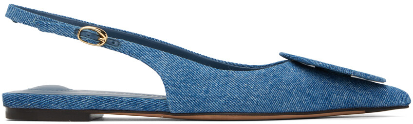 

Синие балетки Les Slingbacks Duelo Plates Jacquemus