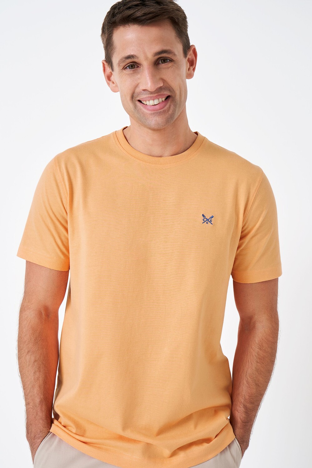 

Классическая футболка из хлопка Crew Clothing Company, оранжевый