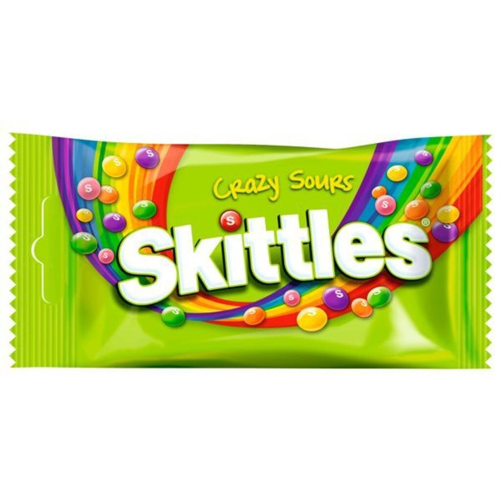 

Конфеты жевательные Skittles Crazy Sours 38 г (31 штука)