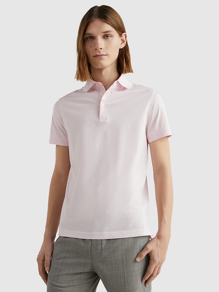 

Однотонная рубашка-поло Slim Fit Tommy Hilfiger