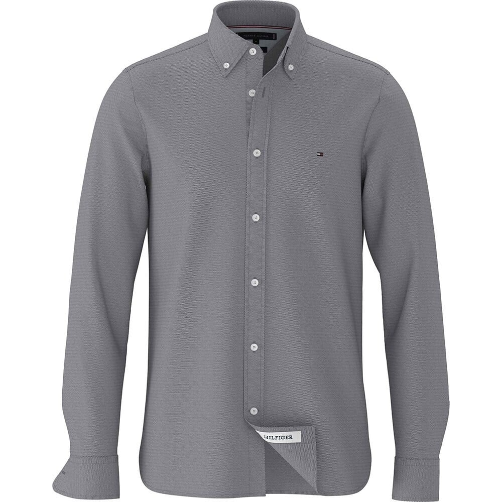 

Рубашка Tommy Hilfiger Flex Dobby, серый