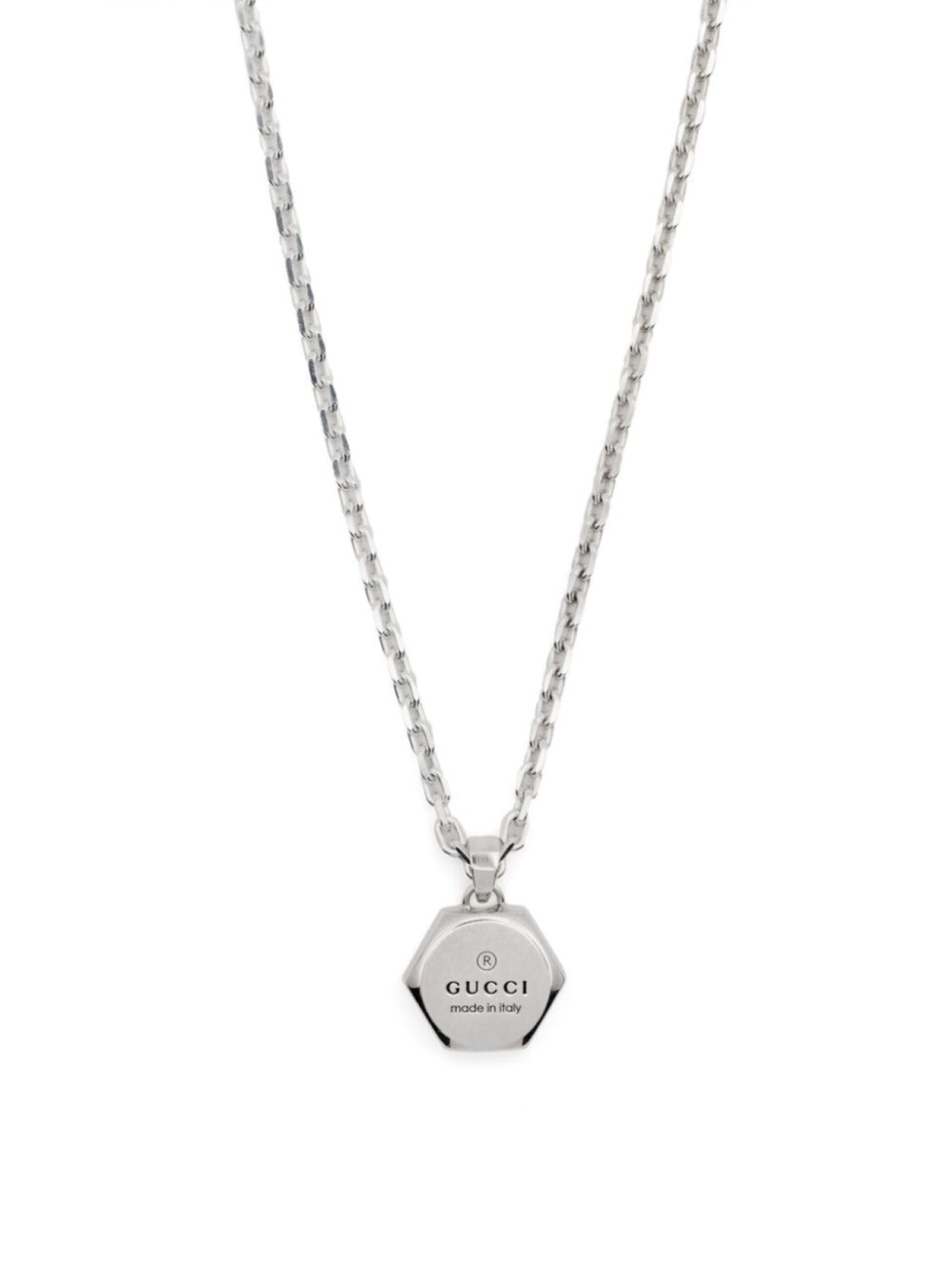 

Серебряное колье Trademark Gucci, серебряный