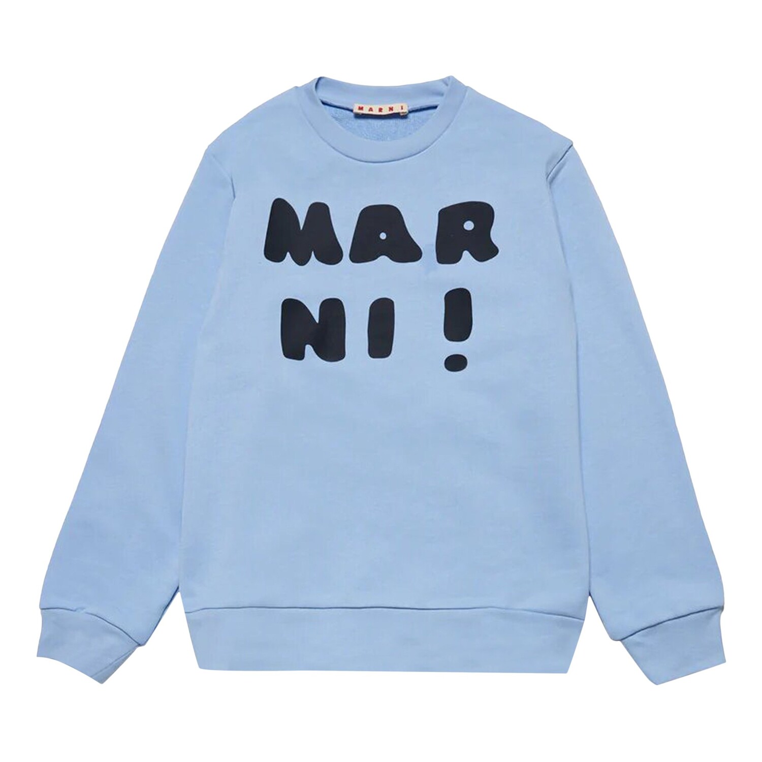 

Marni Kids Свитер с логотипом, цвет Голубой, Синий