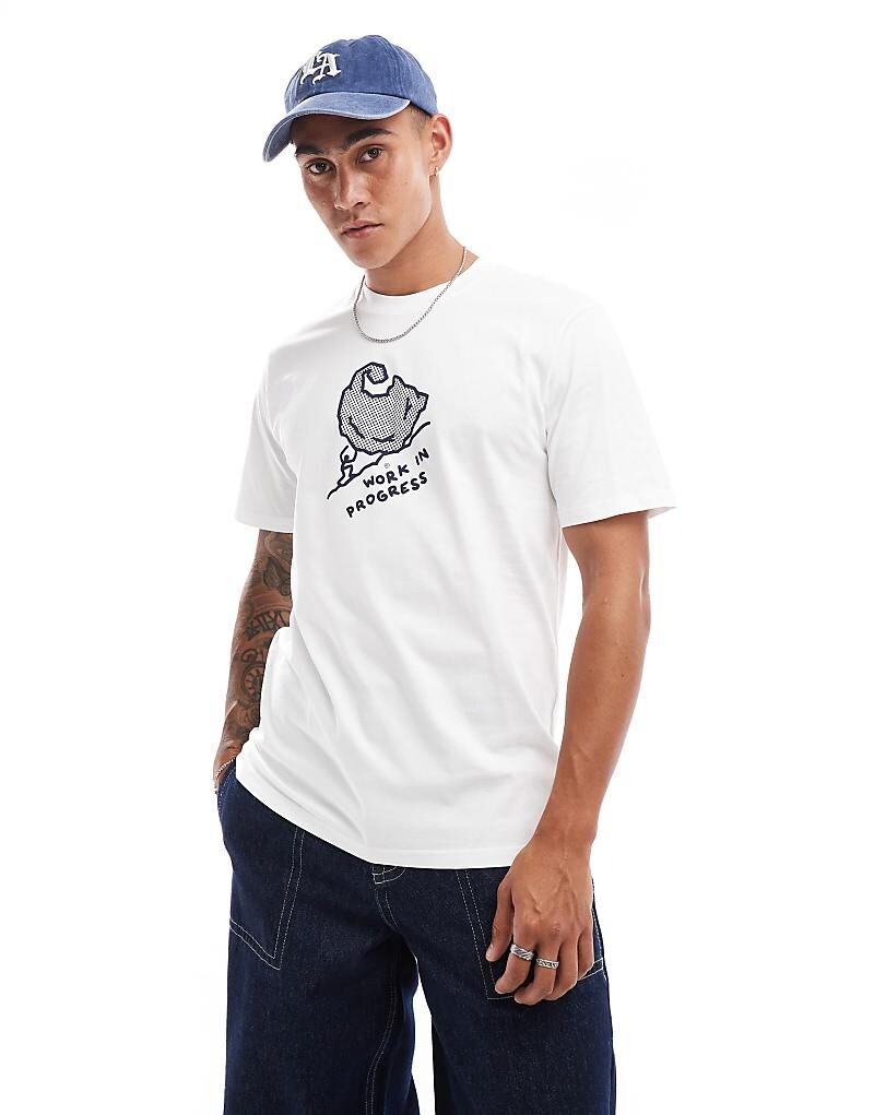 

Carhartt WIP – Move On Up – белая футболка